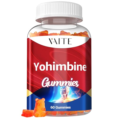 Yohimbine HCl Gummies | 15mg, Herbal Supplement, Gluten-Free, Non-GMO, Energy Boost