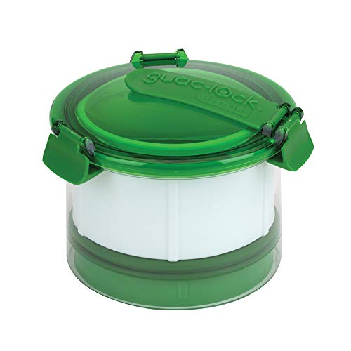 Food Storage Container | Guacamole Keeper, Green/White