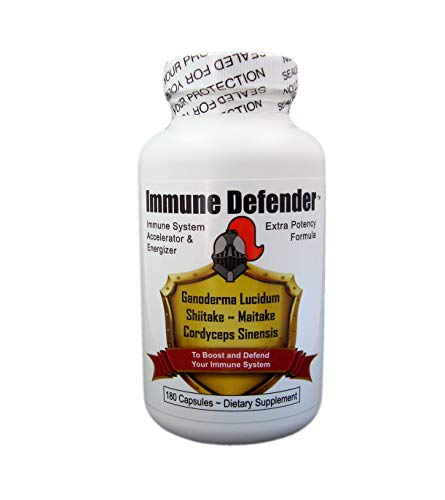 Immune Support Supplement | 180 Vegan Capsules, Ganoderma & Shiitake Blend