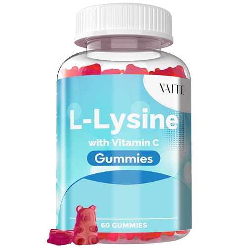 L-Lysine Gummies | With Vitamin C, Vegan, Gluten Free, Supports Immune System