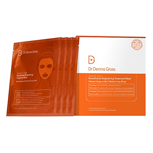 Face Mask | Brightening Treatment, Revives Dry Skin, 4 Pack