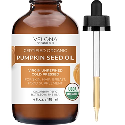 Pumpkin Seed Oil | USDA Certified Organic, 4 oz, 100% Pure and Natural