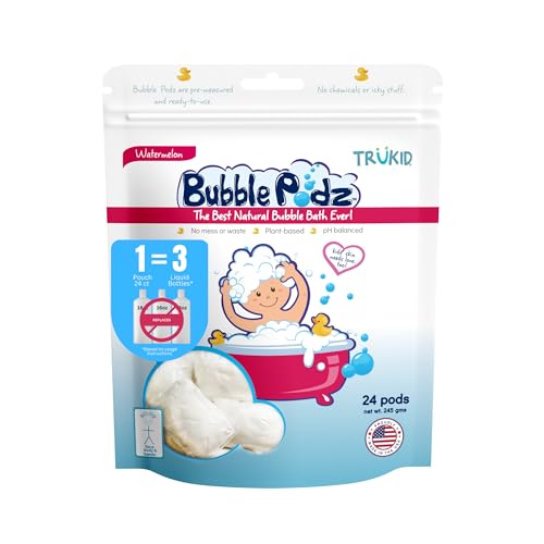 Bubble Bath Pods | Gentle Formula, 24 Count, pH Balanced for Sensitive Skin