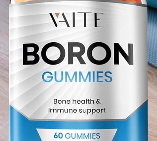 Boron Gummies | 10mg, Vegan, Non-GMO, Gluten-Free, 60 Chewable Supplements