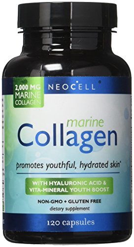 Collagen Capsules | Fish Collagen, Hyaluronic Acid, 120 Count