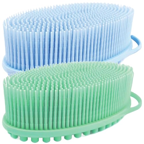 Body Scrubber | Dual-Tone Silicone, Bundle Set