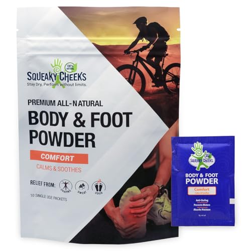 Body Powder | Comfort Blend, Talc-Free, 10 Pack of 6g Sachets