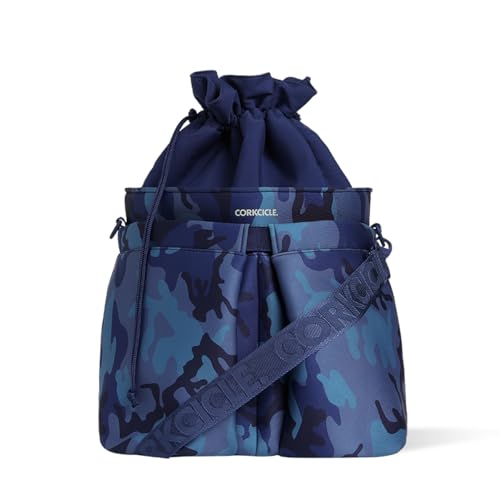 Beverage Cooler Bag | Navy Camo, 10.5” x 12”, Portable Insulation