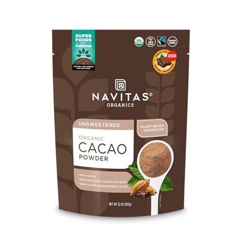 Cacao Powder | Organic, Non-GMO, Gluten-Free, 32 oz