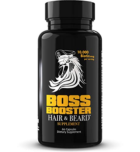 Beard Growth Supplement | 10,000 MCG Biotin, MSM, Hair Care