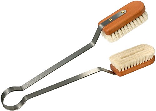 Cleaning Brush | Goat Hair, Oiled Pearwood Handle, 13-3/4 Inches