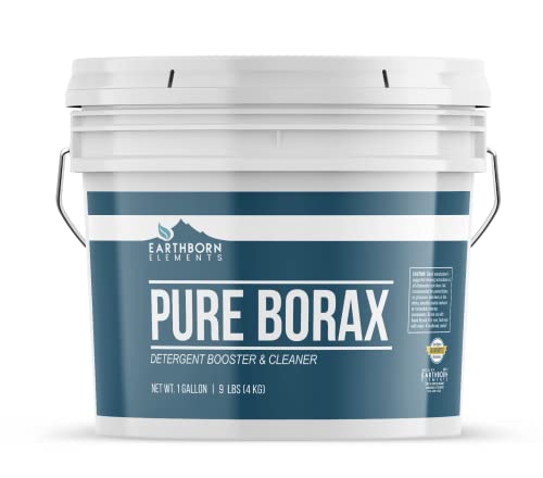 Borax Powder | 1 Gallon, Multipurpose Cleaner & Detergent Booster, Resealable Bucket