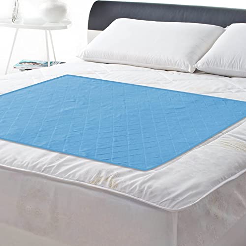 Incontinence Bed Pads | 34'' x 52'', Washable, Non-Slip, Reusable