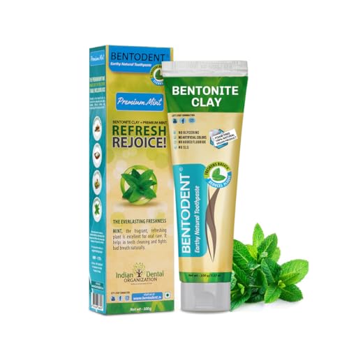 Toothpaste | Calcium Bentonite Clay, Fluoride Free, Fresh Mint Flavor