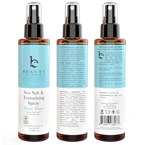 Hair Texture Spray | Natural & Organic Ingredients, Beach Waves, Volumizing Effect