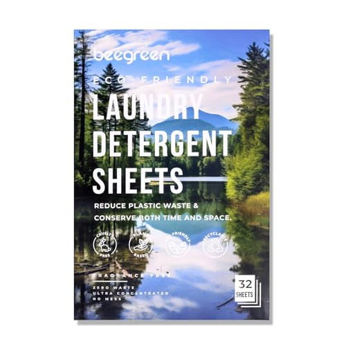 Laundry Detergent Sheets | Eco-Friendly & Hypoallergenic, 64 Loads