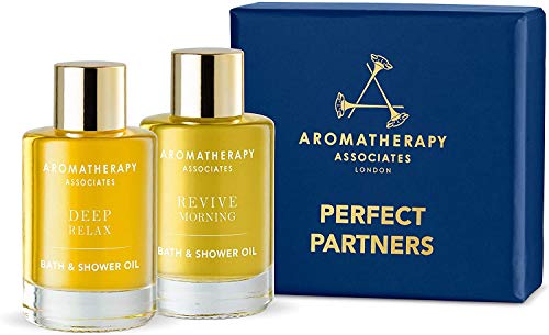 Bath and Shower Oils Gift Set | 2 Premium Oils (0.3 fl oz Each), Decorative Box