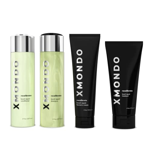 Hair Care Set | Shampoo, Conditioner, Leave-in Cream, Treatment, 4 Pieces