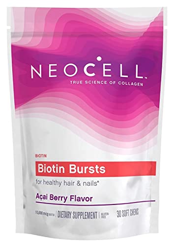 Biotin Chews | Brazilian Acai Berry Flavor, 30 Count