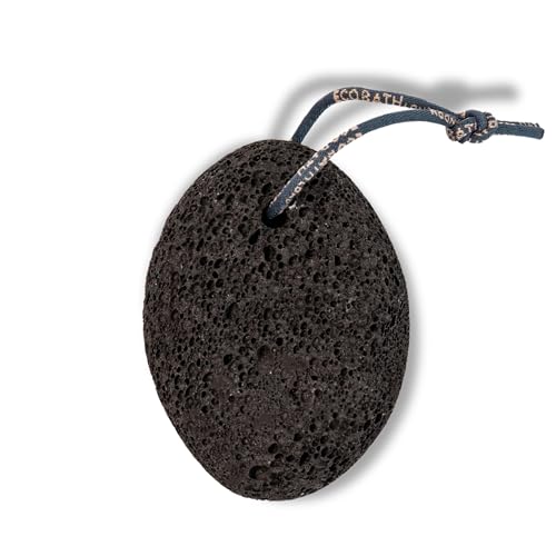 Pumice Stone | Premium Foot Scrubber for Dead Skin, Callus Removal, Black