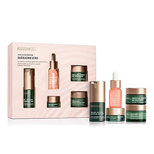 Skin Care Set | Hydrate, Exfoliate, Smooth Fine Lines, 5 Items