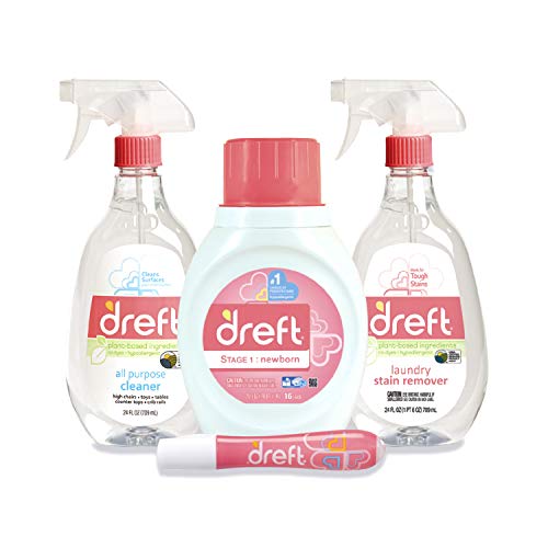 Baby Gift Set | Includes Laundry Detergent, Stain Remover, Cleaner Spray