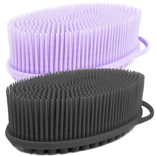 Body Scrubber | Dual-Tone Set, Sophisticated Design