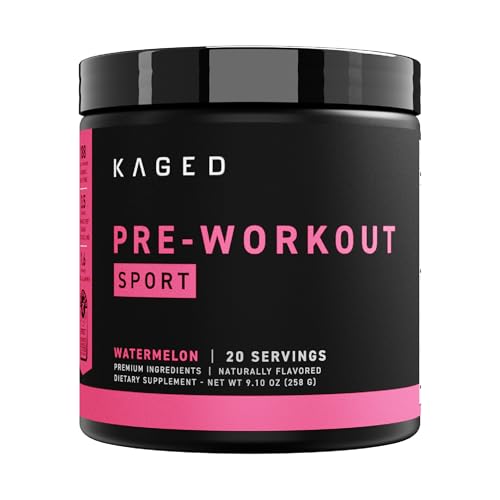 Pre-Workout Powder | Watermelon Flavor, 20 Servings, Energy Supplement for Endurance