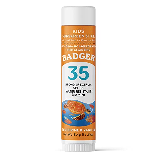 Kids Sunscreen Stick | SPF 35, Travel Size, Water Resistant, 65 oz