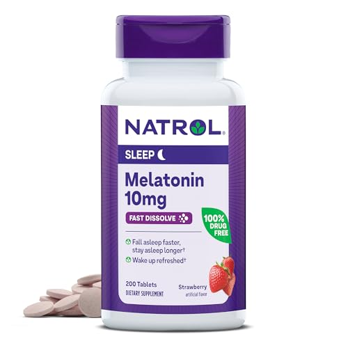 Melatonin Tablets | 10 mg, Fast-Dissolve, 200 Count