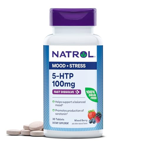 Dietary Supplement | 100mg 5-HTP, 30 Fast Dissolve Tablets