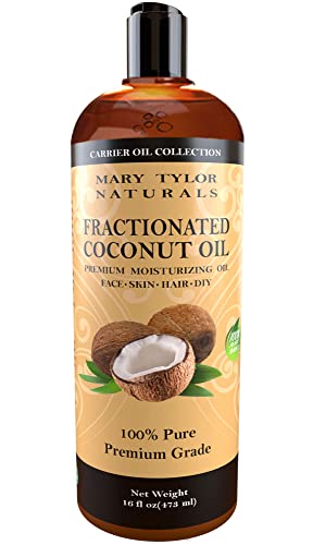 Fractionated Coconut Oil | 16 oz, 100% Pure, Excellent for Hair and Skin Care