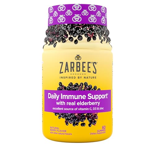 Elderberry Gummy Supplement | Daily Immune Support, 60 Count