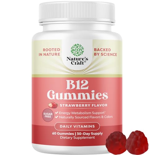 Vitamin B12 Gummies | Sugar Free, Vegan, 1000 mcg, 30 Servings