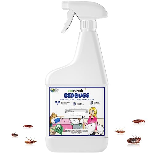 Bed Bug Killer Spray | Natural & Effective, 24 fl oz, Non-Staining, Pet Safe