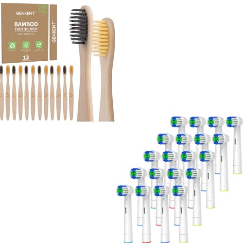 Toothbrush Heads | 12 Count, Compatible with Multiple Brands