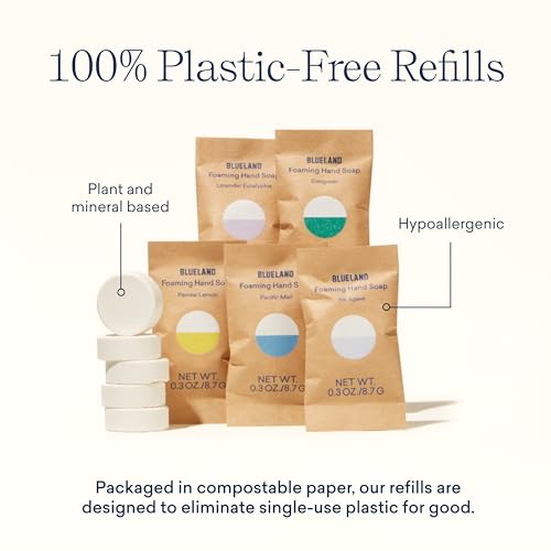 Foaming Hand Soap Refills | 10 Pack Tablets, Pacific Mist Scent, Eco-Friendly