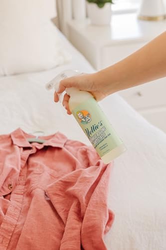 Nellie's Wrinkle-B-Gone - Plant-Based Clothing Static & Wrinkle Remover - Convenient, Eco-Friendly, and Effective - Revitalize Your Clothes in Minutes (16 fl oz)