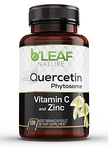 Allergy Supplement | Quercetin Phytosome, Vitamin C & Zinc, 120 Count