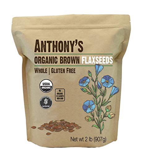 Flaxseed | Organic, 2 lb, Gluten Free, Non-GMO, Keto Friendly