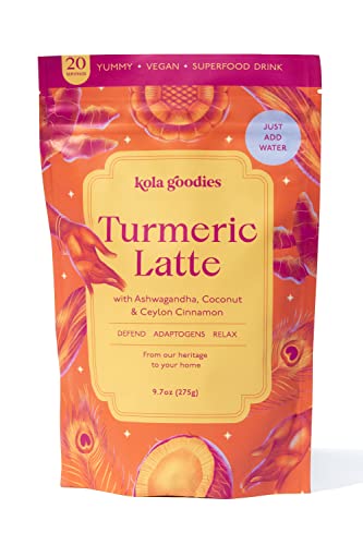 Turmeric Latte | Vegan, All Natural, 18 Servings, Supports De-Bloating & De-Stress