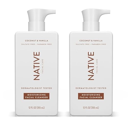 Facial Cleanser | 2 Pack, Coconut & Vanilla, 12 fl oz