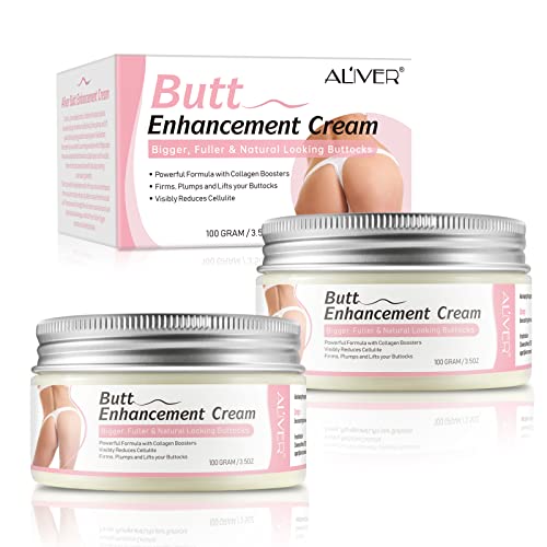 Butt Enhancement Cream | Firming & Lifting, Natural Formula, 2 Pack