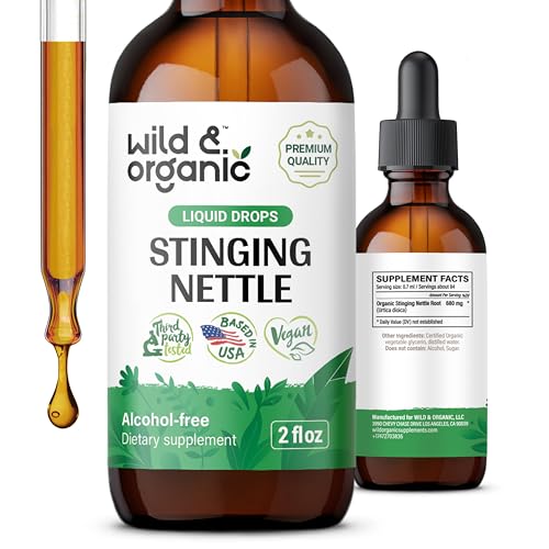 Herbal Supplement | Stinging Nettle Extract, Vegan, Alcohol Free - 2 fl oz