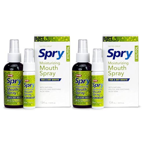 Mouth Spray | Bad Breath Treatment, Natural Spearmint, 4.5 fl. oz, Pack of 2