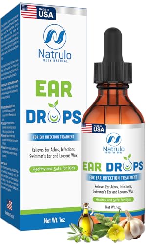 Ear Drops | All Natural Mullein Garlic Oil, Earache Relief, 1 oz.