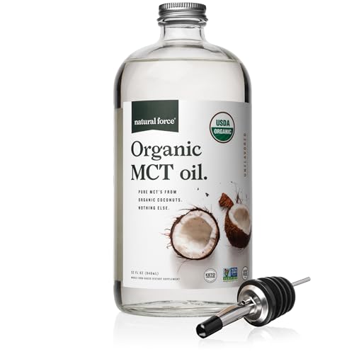 MCT Oil | 32 Ounce, Cold Pressed, Certified Keto, Vegan