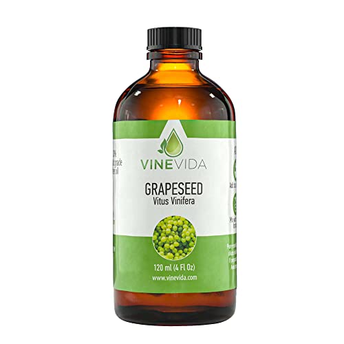 Carrier Oil | Undiluted Grapeseed, 4 oz, Ideal for DIY Candles and Soap Making