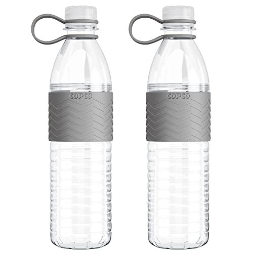 Reusable Water Bottle | BPA Free Tritan Plastic, Set of 2, 20 oz