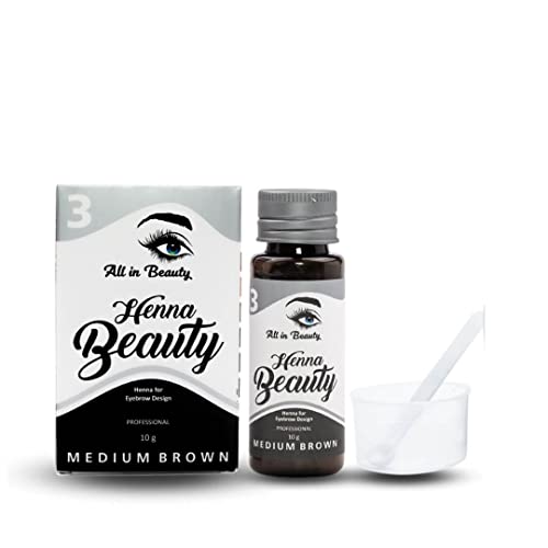 Eyebrow Tint | Natural Ingredients, Long Lasting, Waterproof, Medium Brown